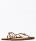 Women Flats 1036 Bronze Leather Mortoglou