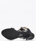 Women Sandals 1039 Black Leather Mortoglou