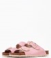 Women Flats 1161061 Pink Leather Mortoglou