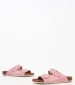 Women Flats 1161061 Pink Leather Mortoglou