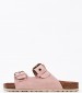 Women Flats 1161068 Nude Suede Leather Mortoglou