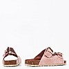 Γυναικεία Flats 1161068 Nude Δέρμα Καστόρι Mortoglou