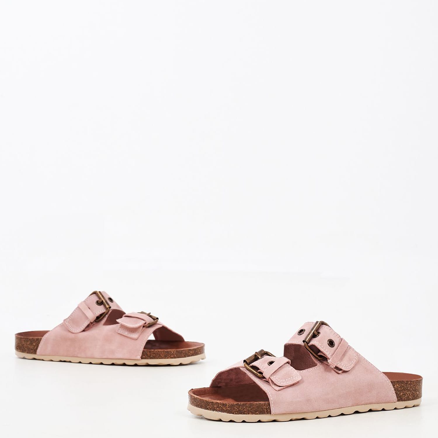 Γυναικεία Flats 1161068 Nude Δέρμα Καστόρι Mortoglou