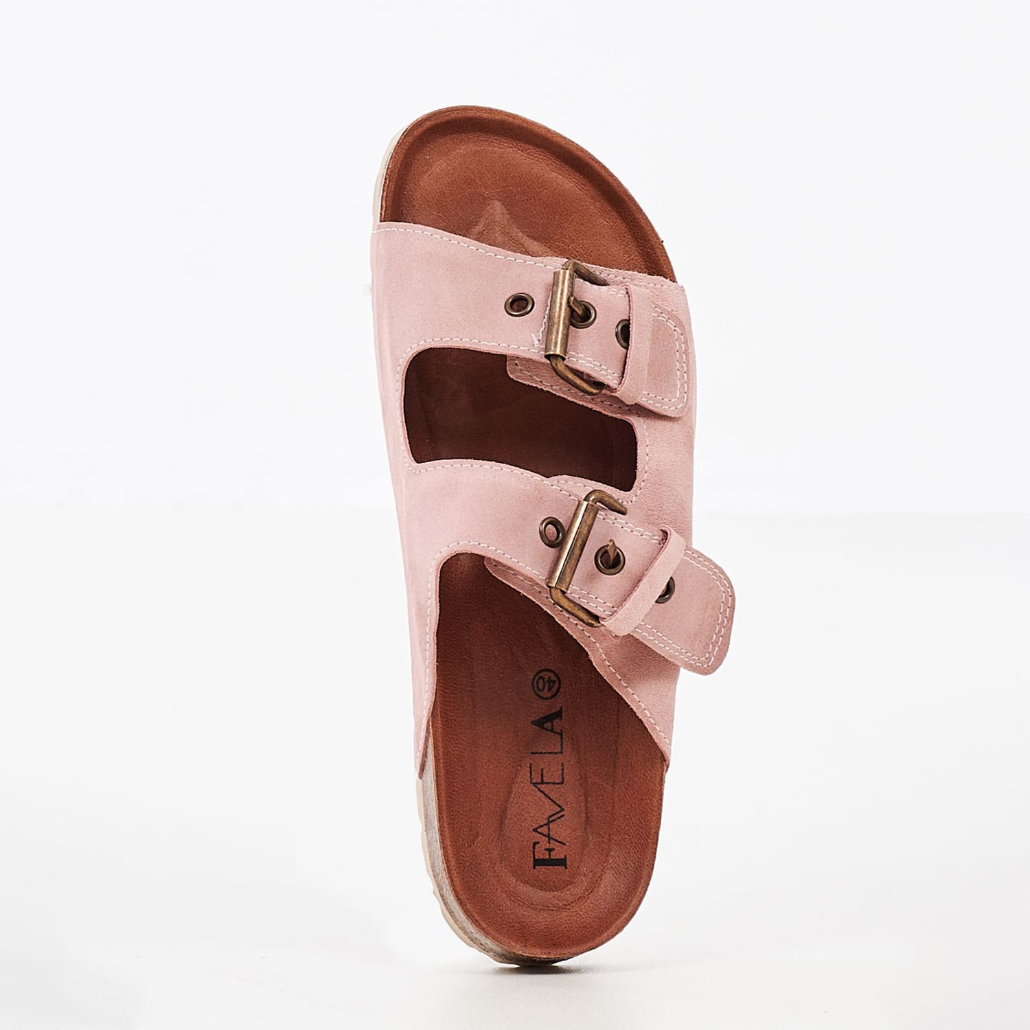 Γυναικεία Flats 1161068 Nude Δέρμα Καστόρι Mortoglou