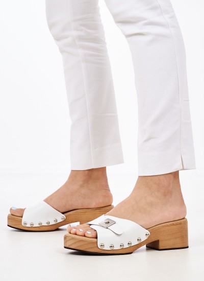 Γυναικεία Flats Gizeh.BS Ανθρακί Δέρμα Birkenstock