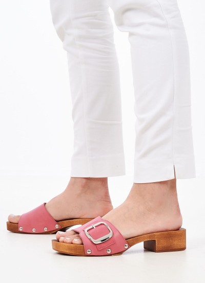 Γυναικεία Flats Gizeh.BS Ανθρακί Δέρμα Birkenstock