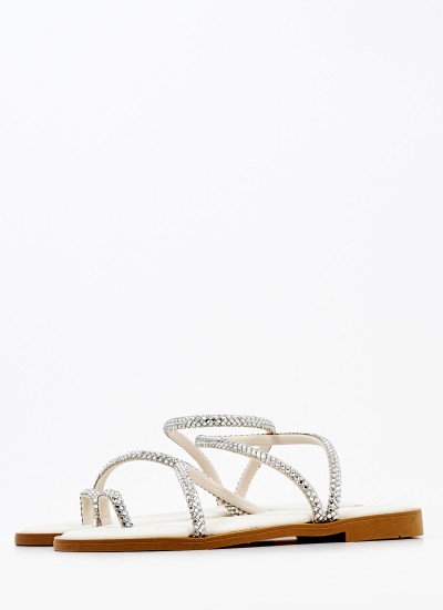 Women Platforms High 607.14 Gold Leather Mortoglou