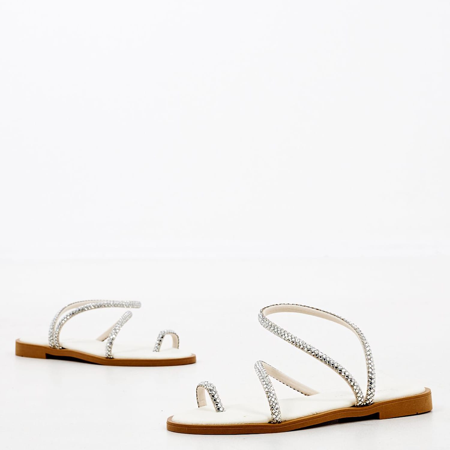 Women Flats 315 Silver Leather Mortoglou Women Flats 315 Silver Leather Mortoglou