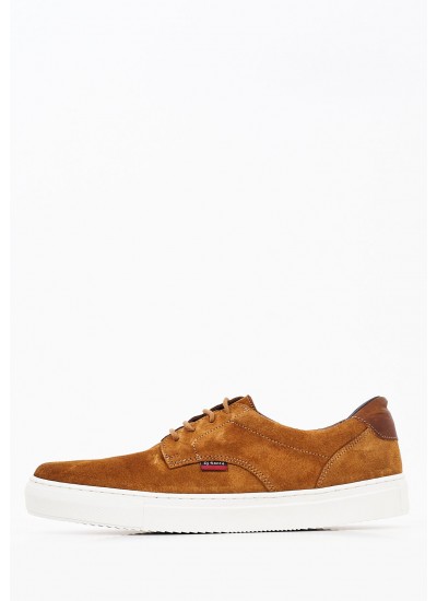 Men Casual Shoes 3388 Brown Buckskin Mortoglou