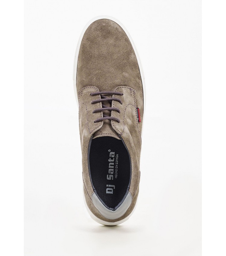 Men Casual Shoes 3388 Grey Buckskin Mortoglou