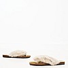 Γυναικεία Flats Aruba.Fur Μπεζ Γούνα Mortoglou