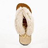 Γυναικεία Flats Aruba.Fur Μπεζ Γούνα Mortoglou