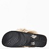 Γυναικεία Flats Aruba.Fur Μπεζ Γούνα Mortoglou