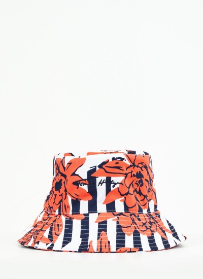 Γυνακεία Καπέλα Bucket.Floral Multi Βαμβάκι Tommy Hilfiger