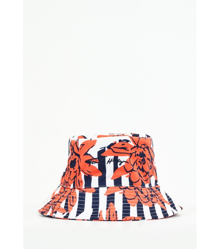 Γυνακεία Καπέλα Bucket.Floral Multi Βαμβάκι Tommy Hilfiger