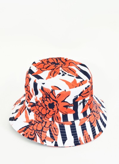 Γυνακεία Καπέλα Bucket.Floral Multi Βαμβάκι Tommy Hilfiger