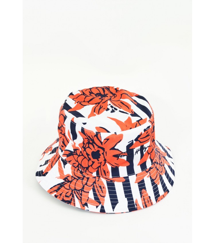 Γυνακεία Καπέλα Bucket.Floral Multi Βαμβάκι Tommy Hilfiger