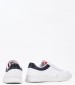 Men Casual Shoes Elevated.Cup White Leather Tommy Hilfiger