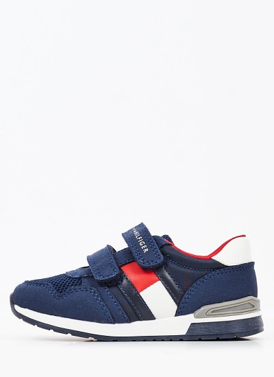 Παιδικά Παπούτσια Casual Simple.Run Λαδί Ύφασμα Diadora