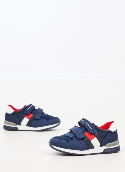 Παιδικά Παπούτσια Casual Simple.Run Λαδί Ύφασμα Diadora