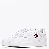 Ανδρικά Παπούτσια Casual Retro.Basket Άσπρο Δέρμα Tommy Hilfiger Casual - Sneakers Tommy Hilfiger Retro.Basket-White