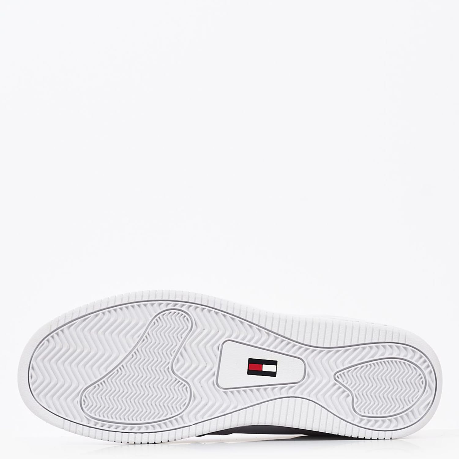 Ανδρικά Παπούτσια Casual Retro.Basket Άσπρο Δέρμα Tommy Hilfiger Casual - Sneakers Tommy Hilfiger Retro.Basket-White