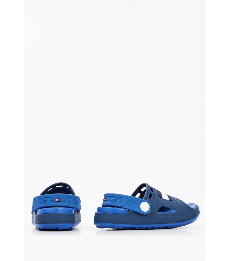 Kids Flip Flops & Sandals Royal.Sandal Blue Rubber Tommy Hilfiger