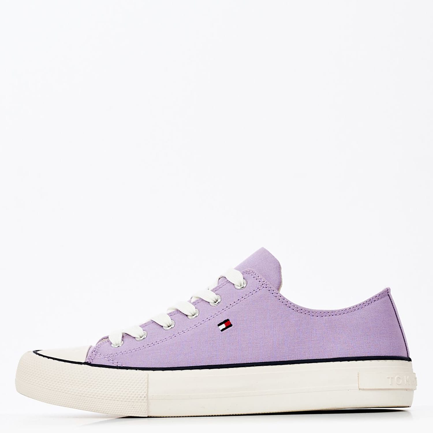 Γυναικεία Παπούτσια Casual Sneaker.Girl.W Μωβ Ύφασμα Tommy Hilfiger