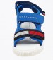 Kids Flip Flops & Sandals Vs.Sandal Blue ECOleather Tommy Hilfiger