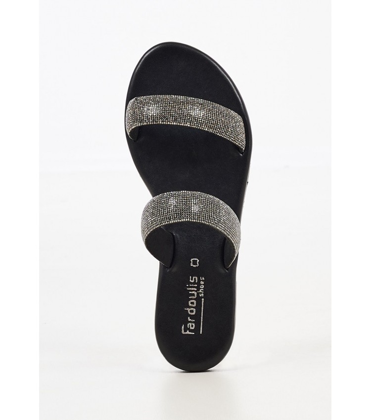 Women Flats 2224.13261 Black Leather Mortoglou