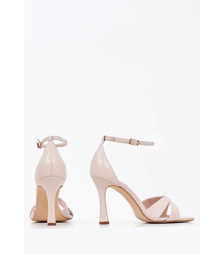 Women Sandals 2241.81873L Beige Leather Mortoglou