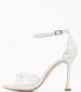 Women Sandals 2242.92802K Silver Nubuck Leather Mortoglou