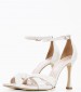 Women Sandals 2242.92802K Silver Nubuck Leather Mortoglou