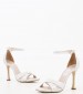 Women Sandals 2242.92802K Silver Nubuck Leather Mortoglou