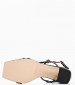 Women Sandals 2243.61803X Black Leather Mortoglou