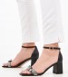 Women Sandals 2243.61820 Black Leather Mortoglou