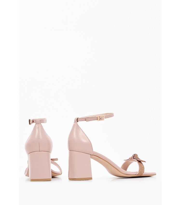 Women Sandals 2243.61820 Nude Leather Mortoglou