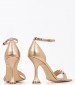 Women Sandals 2243.91907 Gold Leather Mortoglou