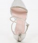 Women Sandals 2246.91631L Silver Leather Mortoglou