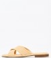 Women Flats 27112 Beige Leather Tamaris