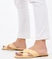 Women Flats 27112 Beige Leather Tamaris