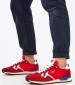 Ανδρικά Παπούτσια Casual Britt.Studio Κόκκινο Δέρμα Καστόρι Pepe Jeans
