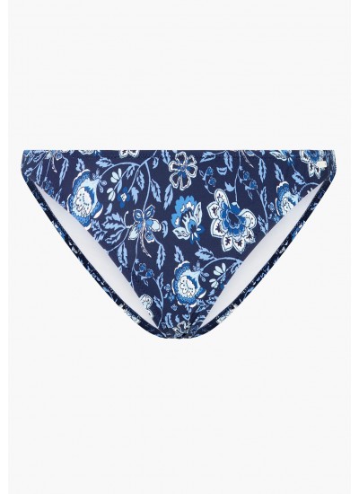 Γυνακεία Μαγιό Fleur.Bottom Σκούρο Μπλε Polyamide Pepe Jeans