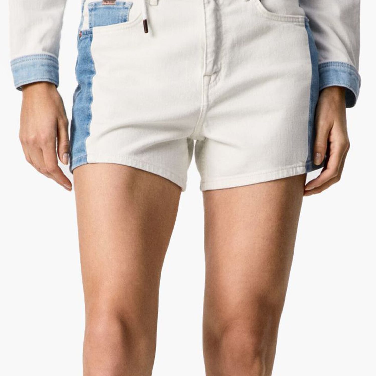 Γυναικείες Φούστες - Σορτς Marly.Short Άσπρο Βαμβάκι Pepe Jeans