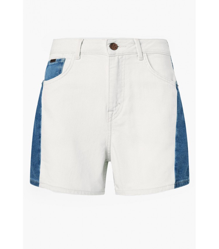 Women Skirts - Shorts Marly.Short White Cotton Pepe Jeans