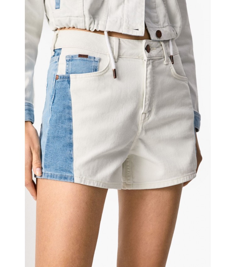 Women Skirts - Shorts Marly.Short White Cotton Pepe Jeans