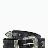 Γυναικείες Ζώνες Mary.Belt Μαύρο Δέρμα Pepe Jeans