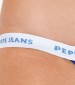 Γυνακεία Μαγιό Rose.Bottom Μπλε Polyamide Pepe Jeans