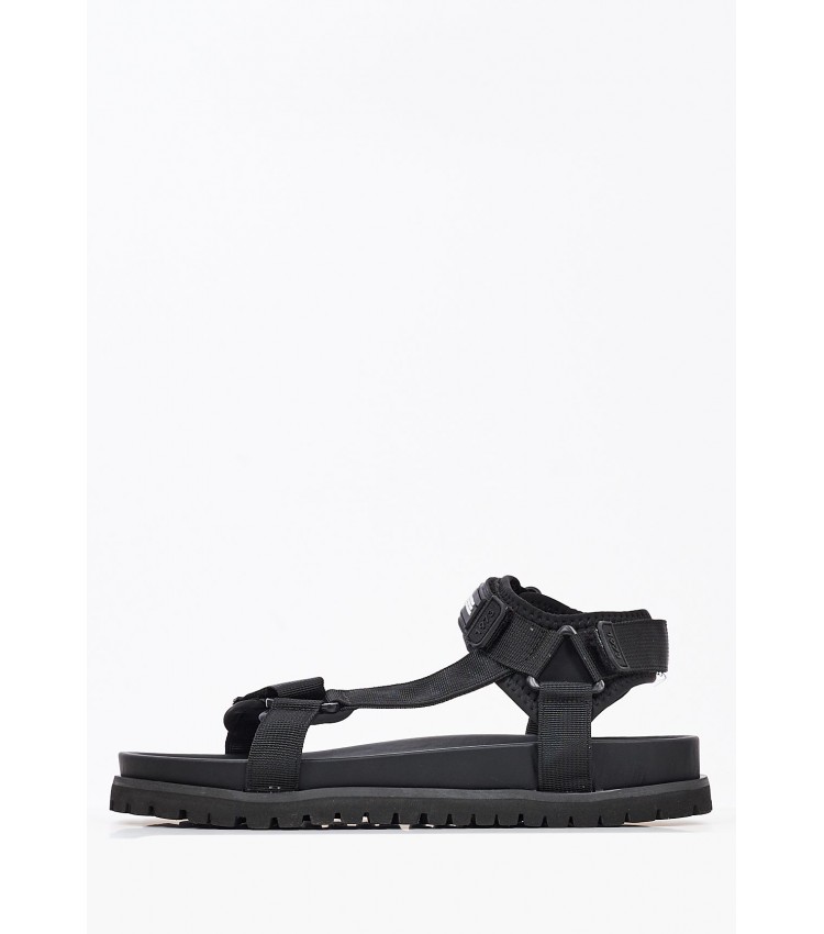 Ανδρικές Σαγιονάρες & Πέδιλα Sandal.Tech Μαύρο 'Υφασμα Pepe Jeans