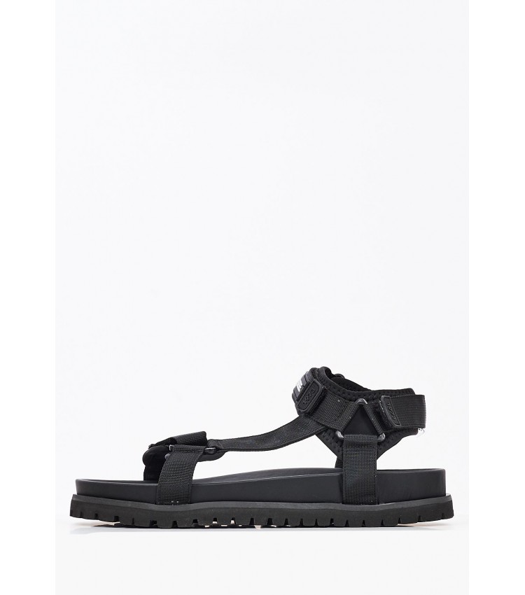 Men Flip Flops & Sandals Sandal.Tech Black Pepe Jeans